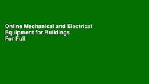 Online Mechanical and Electrical Equipment for Buildings  For Full