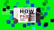 Online How to PhD: The Graduate School Handbook  For Online