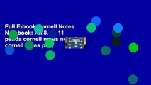 Full E-book Cornell Notes Notebook: An 8.5 x 11 panda cornell notes notepad, cornell notes pad,