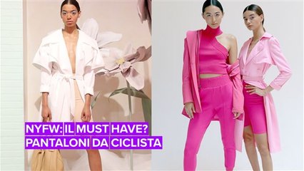 NYFW: in passerella i pantaloni da ciclista