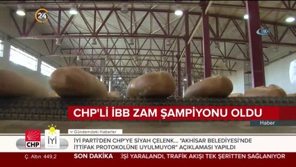 CHP'li İBB zam şampiyonu oldu: Halk Ekmek'e %40'lık zam