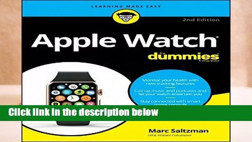 Full Version  Apple Watch For Dummies  For Kindle
