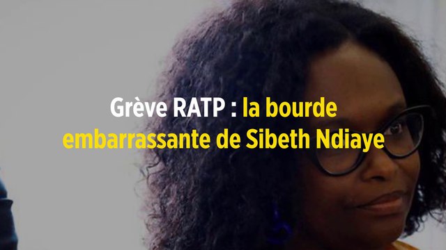 Grève RATP : la bourde embarrassante de Sibeth Ndiaye