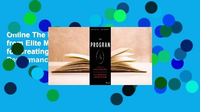 Online The Program: Lessons from Elite Military Units for Creating and Sustaining High Performance