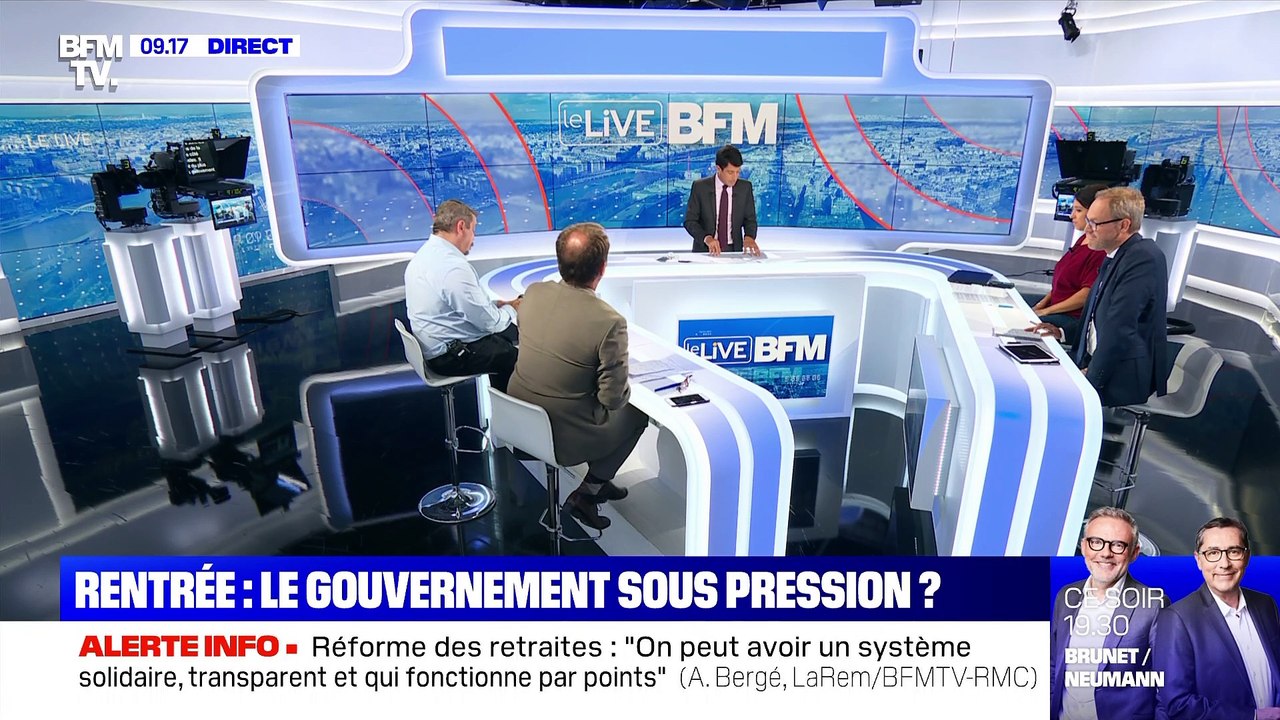 Rentrée: le gouvernement sous pression ? (1/3) - 13/09