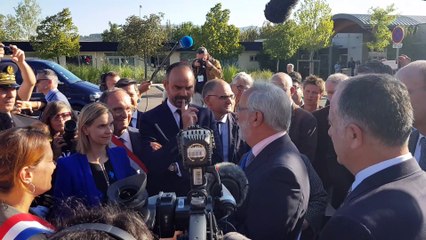 Le Premier ministre Édouard Philippe en déplacement dans la Drôme