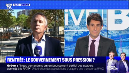 Rentrée: le gouvernement sous pression ? (2/3) - 13/09?