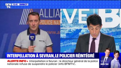 Interpellation à Sevran, le policier réintégré - 13/09