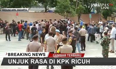 Situasi di Depan Gedung KPK Sudah Kondusif