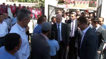 Bakan Soylu, Diyarbakır Şehitlerinin  Taziyesine Katıldı