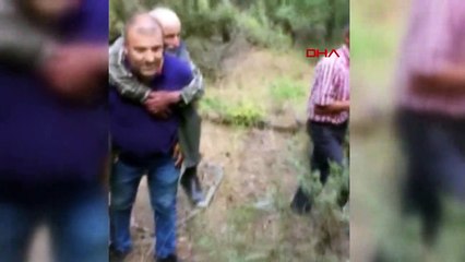 Kayıp alzheimer hastası, ormanda bitkin halde bulundu