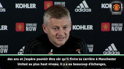 Manchester United - Solskjaer : "Je veux que De Gea finisse sa carrière ici"