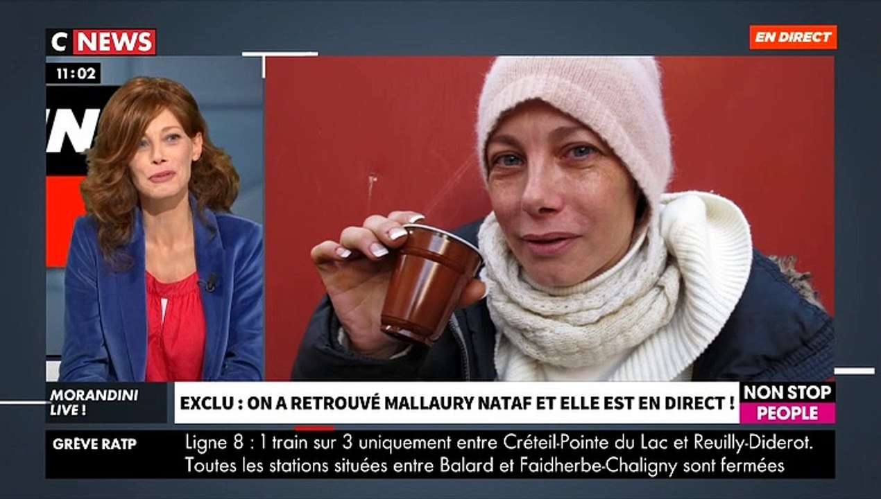 EXCLU - Mallaury Nataf en direct dans "Morandini Live" avec Jean-Marc Morandini