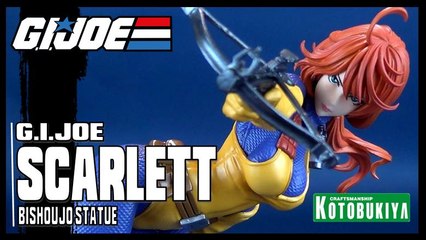 Kotobukiya G.I.Joe Scarlett Bishoujo Statue Review