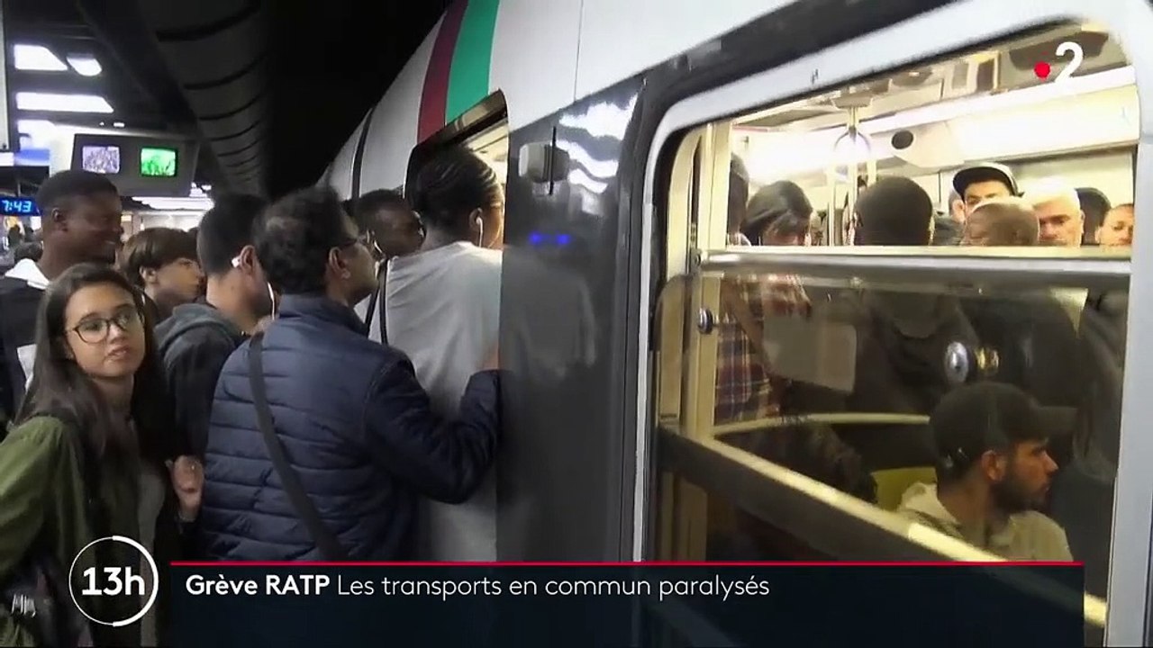 Grève RATP : les transports en commun à l'arrêt