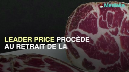Listéria : rappel de coppa Leader Price contaminée