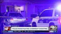 Phoenix police investigating overnight shooting