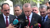 Cumhurbaşkanı Erdoğan, cuma namazı çıkışı açıklamalarda bulundu (2)