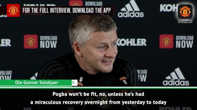 Premier League: Solskjaer confirms Pogba misses Leicester clash