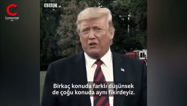 Trump: Benimle çalışmak eğlenceli ve kolay bir iş... Tüm kararları ben veriyorum