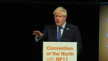 Boris heckled whilst giving speech in Yorkshire