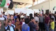 Tel Rıfatlılar YPG/PKK ve Esed rejimini protesto etti - AZEZ