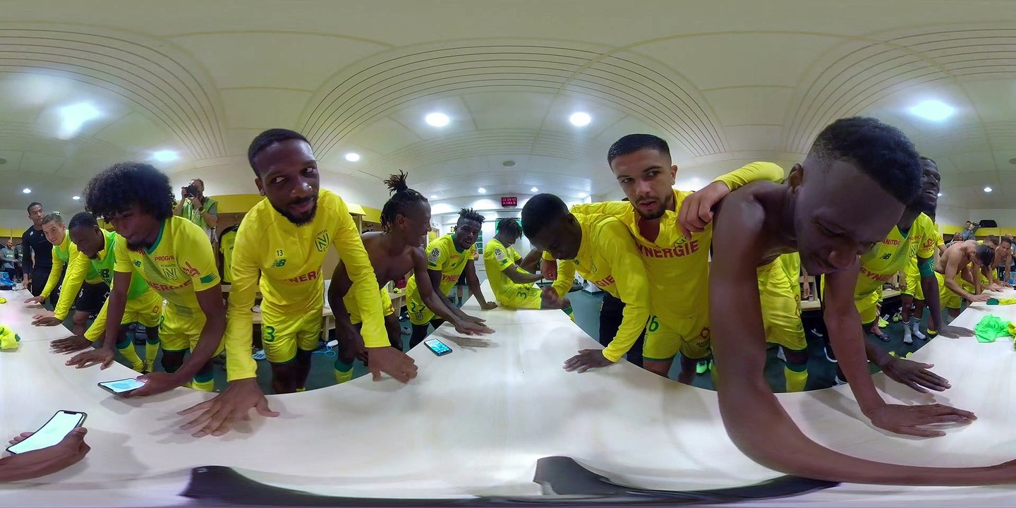 Vidéo 360° : la joie du vestiaire face à Montpellier