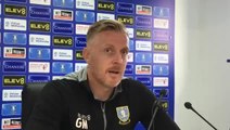 Garry Monk has described the fitness of Sheffield Wednesday captain Tom Lees as 'touch and go' ahead of their clash with Huddersfield Town