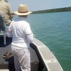 Fisherman Reels in Massive Crocodile