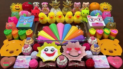 Relaxing with Piping Bags !! Mixing Random Things Into Slime !! Satisfying Slime Smoothie #63