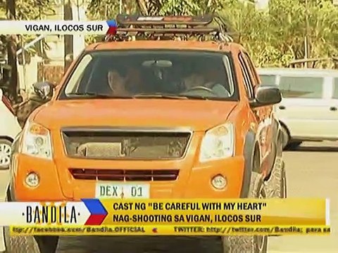 Cast ng Be Careful With My Heart nag-shooting sa Vigan, Ilocos Sur