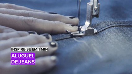 Inspire-se em 1 min: Jeans alugados