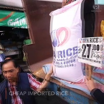 Agriculture department 'floods' market with cheap, imported NFA rice