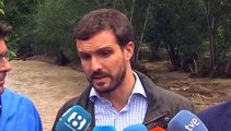 Pablo Casado por las inundaciones: 