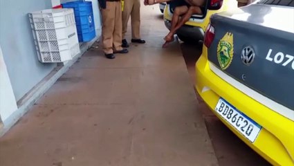 Ladrão é flagrado por morador enquanto furtava televisão no Bairro Alto Alegre