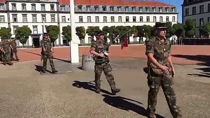 400 Gaulois du 92e RI de Clermont-Ferrand s'apprêtent à partir au Sahel