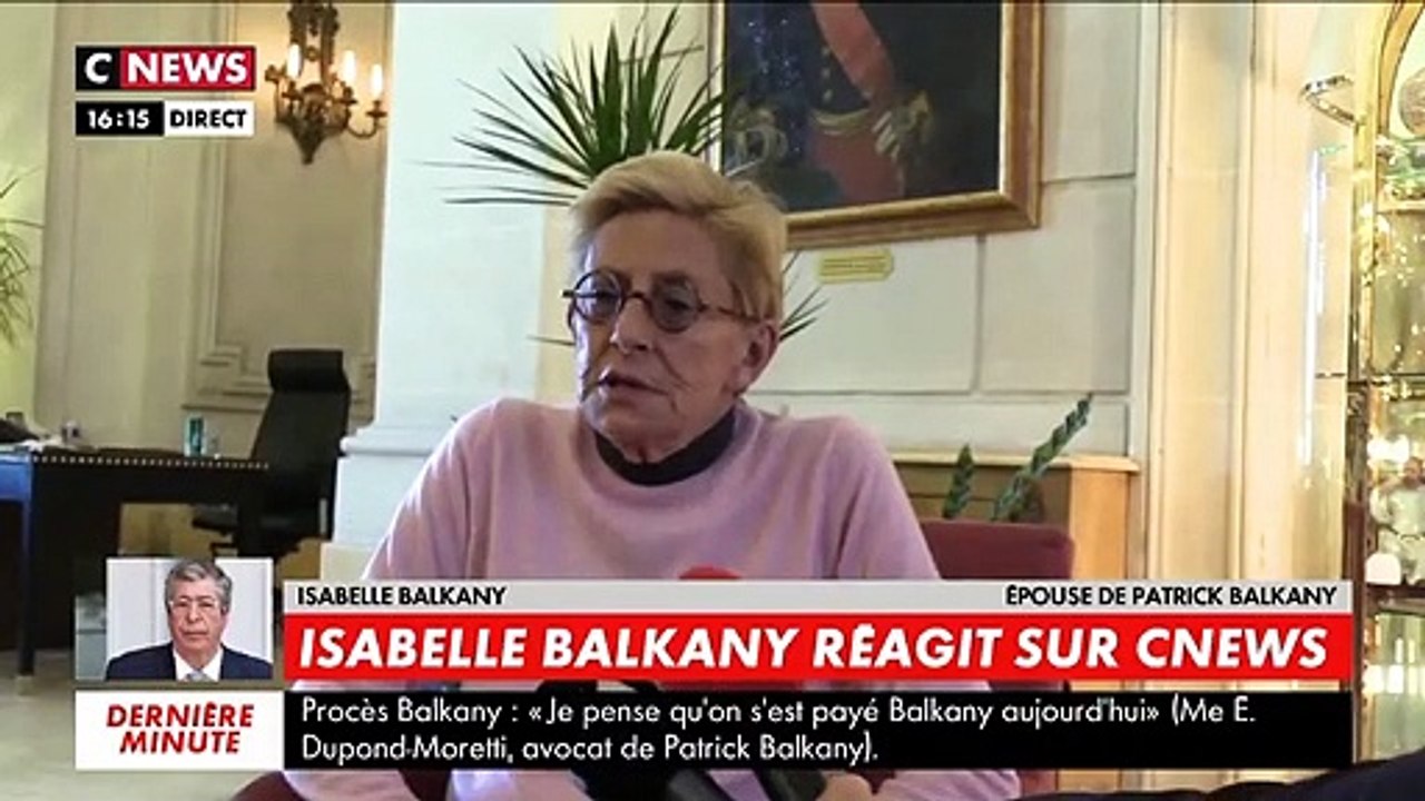 Patrick Balkany condamné à 4 ans de prison - Isabelle Balkany : "J'aime mon mari,  j'ai de l'admiration pour lui, je suis fière de lui"