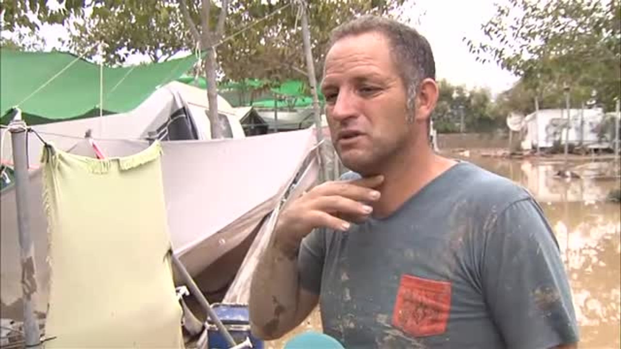 Afectado por la gota fría: "En 4 minutos el agua nos llegaba al cuello"