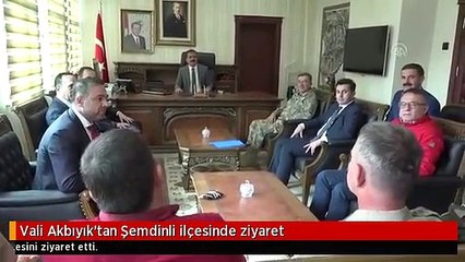 Vali Akbıyık'tan Şemdinli ilçesinde ziyaret