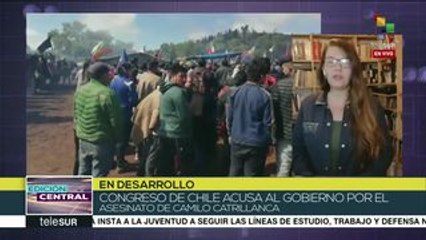 Chile: Congreso acusa al Gobierno del asesinato de Camilo Catrillanca