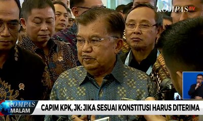 Capim KPK, JK: Jika Sesuai Konstitusi Harus Diterima