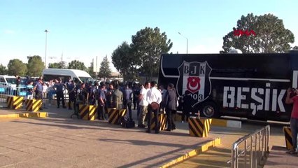 Spor beşiktaş kafilesi gaziantep'te