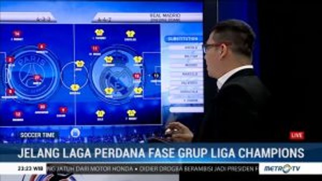 Jelang Laga Perdana Fase Grup Liga Champions
