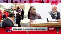 Conferencia de prensa sobre la riña en el Reclusorio Oriente