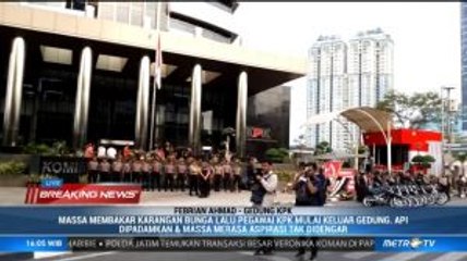 Personel Keamanan di Depan Gedung KPK Ditambah