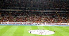 Galatasaray tribünlerinden Türkiye Futbol Federasyonu'na büyük tepki!