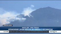 Kebakaran di Kawasan Gunung Merbabu Makin Meluas