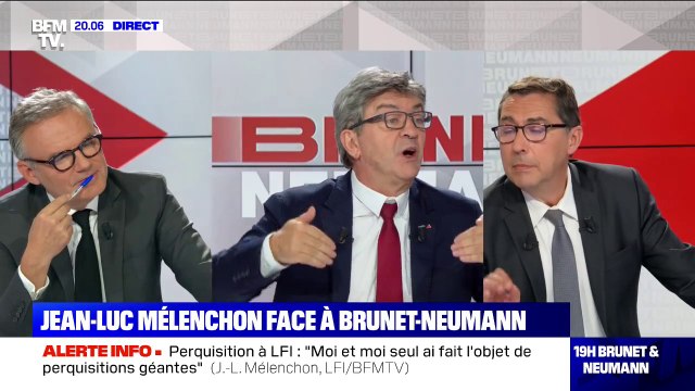 J'ai eu raison de leur tenir tête (...) personne ne m'intimide , répond Jean-Luc Mélénchon au sujet des perquisitions