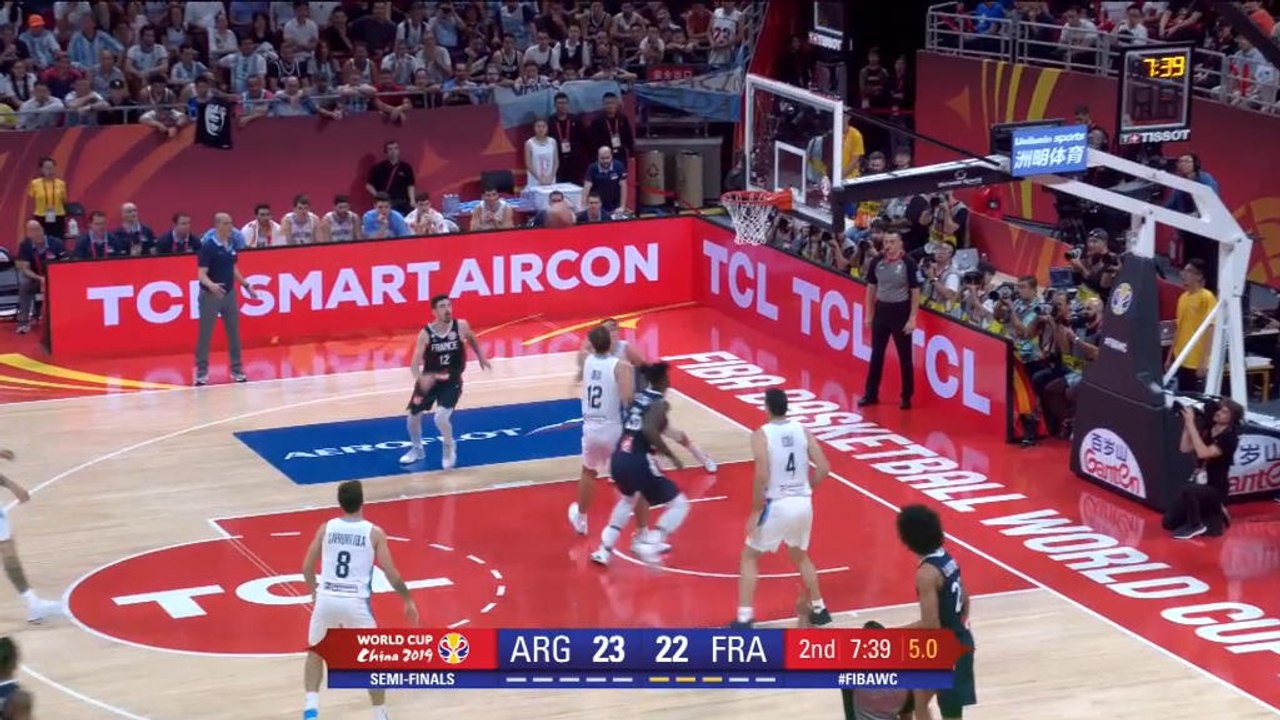 كرة سلّة: كأس العالم: الأرجنتين تفاجئ فرنسا و تتأهّل لنهائي كأس العالم
