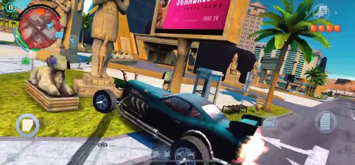 Gangstar Vegas nuevos autos increíbles que huyen y corren contra los ejércitos